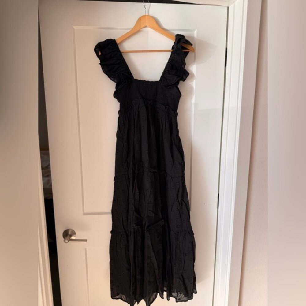 Cleobella Black Ruffled Maxi Dress - Picture 2 of 3